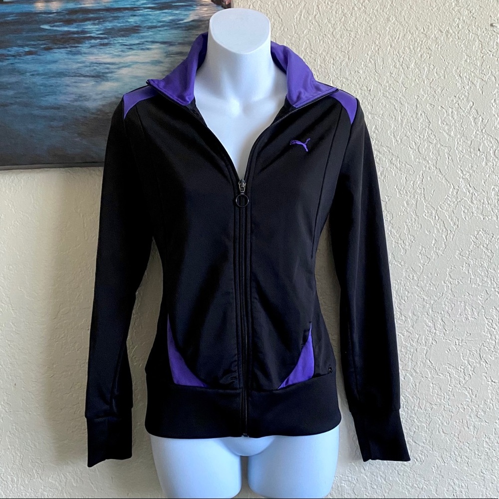 Puma purple & black Women's Size Xs Track Jacket
